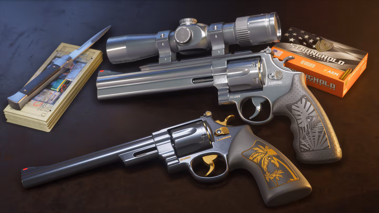 GTA VI exclusive weapons — revolvers and tactical gear